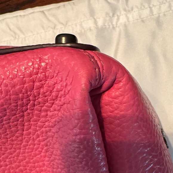Coach Vibrant Pink Shay Crossbody Purse - Picture 9 of 12